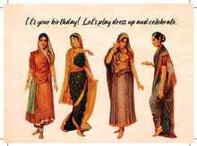Load image into Gallery viewer, Daak Cheeky Postcard- Birthday Greetings For the One Who Loves Dressing Up