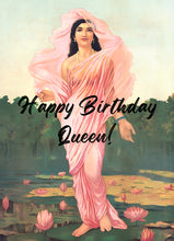 Load image into Gallery viewer, Daak Cheeky Postcard- Birthday Greetings for a Queen