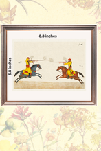 Load image into Gallery viewer, Daak Art Print - Method of Attack with the Musket by a Delhi Company Artist