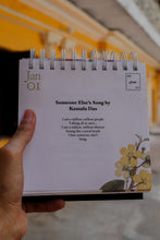 Load image into Gallery viewer, Daak Poetry Calendar