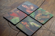 Load image into Gallery viewer, The Women of Amrita Sher-Gil - Daak Coaster Set of 4 Paintings