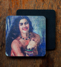Load image into Gallery viewer, The Women of Amrita Sher-Gil - Daak Coaster Set of 4 Paintings
