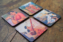 Load image into Gallery viewer, The Women of Raja Ravi Varma - Daak Coaster Set of 4 Paintings