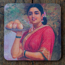 Load image into Gallery viewer, The Women of Raja Ravi Varma - Daak Coaster Set of 4 Paintings