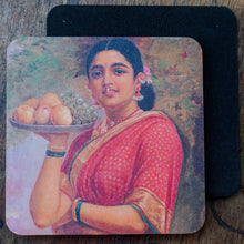 Load image into Gallery viewer, The Women of Raja Ravi Varma - Daak Coaster Set of 4 Paintings