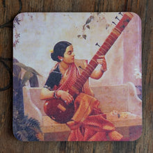 Load image into Gallery viewer, The Women of Raja Ravi Varma - Daak Coaster Set of 4 Paintings