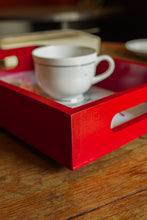Load image into Gallery viewer, Daak Floral Tray - In Red