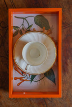 Load image into Gallery viewer, Daak Floral Tray - In Orange