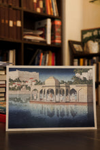 Load image into Gallery viewer, Daak Art Print - Prayers at Sunset, Udaipur by Charles W. Bartlett