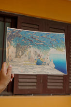 Load image into Gallery viewer, Daak Art Print - Silk Merchants, India by Charles W. Bartlett