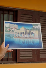 Load image into Gallery viewer, Daak Art Print - Prayers at Sunset, Udaipur by Charles W. Bartlett
