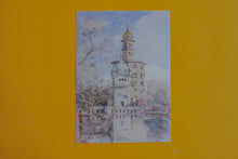 Load image into Gallery viewer, Daak Art Print - The Akalis' Tower, Amritsar, Panjab by William Carpenter
