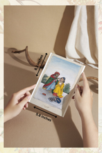 Load image into Gallery viewer, Daak Art Print - An Ear-Cleaner Attending to a Man's Ear by Unnamed Delhi Painter