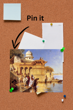 Load image into Gallery viewer, Daak Art Print - Along the Ghats, Mathura by Edwin Lord Weeks