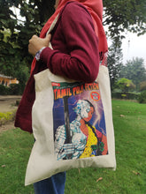 Load image into Gallery viewer, Daak x Blaft - Tamil Pulp Tote -  Cyborg Lady