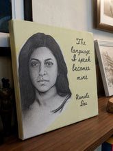 Load image into Gallery viewer, Daak Kamala Das Canvas Wall Art by Shalini Jha