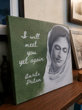 Load image into Gallery viewer, Daak Amrita Pritam Canvas Wall Art by Shalini Jha