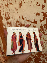 Load image into Gallery viewer, Daak Cheeky Postcard- Birthday Greetings For the One Who Loves Dressing Up