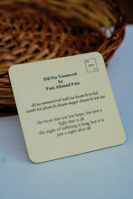 Load image into Gallery viewer, Daak Fridge Magnet - Dil na Umid by Faiz Ahmed Faiz
