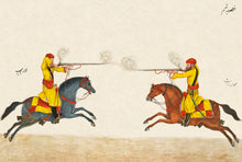 Load image into Gallery viewer, Daak Art Print - Method of Attack with the Musket by a Delhi Company Artist