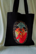 Load image into Gallery viewer, Kalighat Tote Bag - A Fop Visits a Courtesan OR A Romance