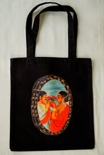 Load image into Gallery viewer, Kalighat Tote Bag - A Fop Visits a Courtesan OR A Romance