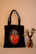 Load image into Gallery viewer, Kalighat Tote Bag - A Fop Visits a Courtesan OR A Romance