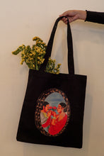 Load image into Gallery viewer, Kalighat Tote Bag - A Fop Visits a Courtesan OR A Romance