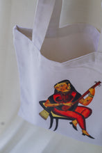 Load image into Gallery viewer, Kalighat Tote Bag - Courtesan Playing Sitar OR Lady and Her Beats