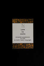 Load image into Gallery viewer, Words of Love - A Booklet