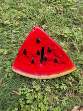 Load image into Gallery viewer, Kamal Kumar's Clay Toys - Watermelon Piggy Bank ( Gullak )