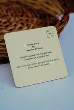 Load image into Gallery viewer, Daak Fridge Magnet - Mera Pata by Amrita Pritam