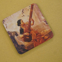 Load image into Gallery viewer, The Women of Raja Ravi Varma - Daak Coaster Set of 4 Paintings