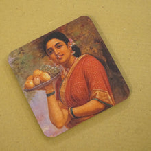 Load image into Gallery viewer, The Women of Raja Ravi Varma - Daak Coaster Set of 4 Paintings