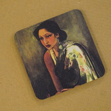 Load image into Gallery viewer, The Women of Amrita Sher-Gil - Daak Coaster Set of 4 Paintings