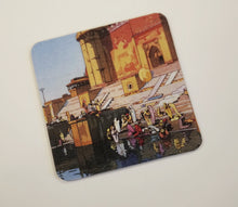 Load image into Gallery viewer, Daak Fridge Magnet - Ghat in Banaras by Hiroshi Yoshida