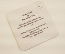 Load image into Gallery viewer, Daak Fridge Magnet - Dil na Umid by Faiz Ahmed Faiz