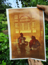 Load image into Gallery viewer, Daak Art Print - Jaali at Fatehpur Sikri by Hiroshi Yoshida
