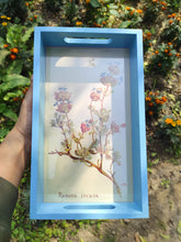 Load image into Gallery viewer, Daak Floral Tray - In Blue
