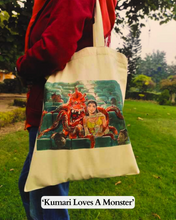 Load image into Gallery viewer, Daak x Blaft - Kumari Loves a Monster Tote
