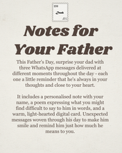 Load image into Gallery viewer, Notes for Your Father
