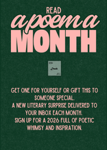 Load image into Gallery viewer, Daak Digital Product -   A Poem A Month
