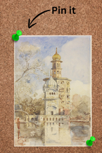 Load image into Gallery viewer, Daak Art Print - The Akalis&#39; Tower, Amritsar, Panjab by William Carpenter
