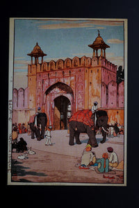 Daak Art Print - Jaipur by Hiroshi Yoshida