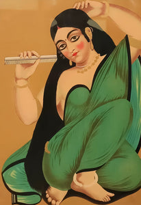 Daak Art Print - Bibi (Sundari Paninting) by Anonymous