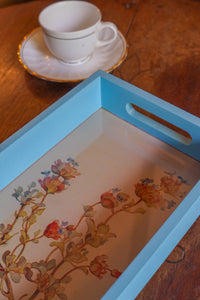 Daak Floral Tray - In Blue