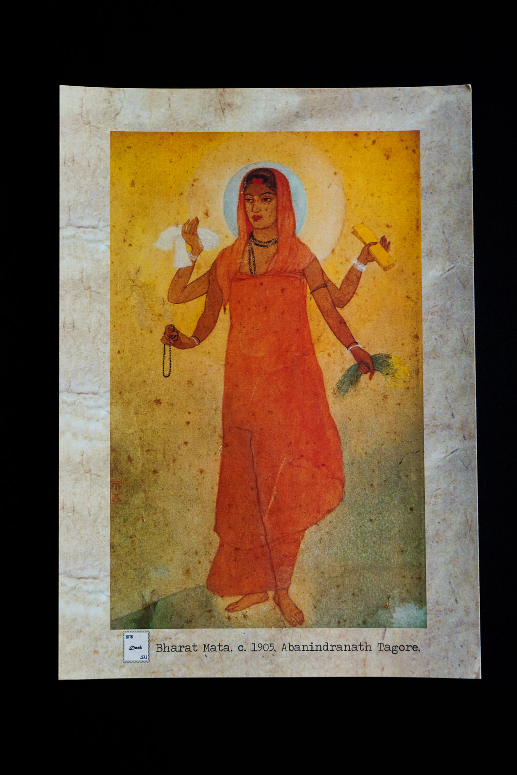 'Bharat Mata' by Abanindranath Tagore - Daak Art Print