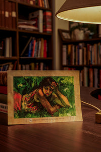 'Hungarian Gypsy Girl' by Amrita Sher-Gil - Daak Art Print