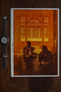 Daak Art Print - Jaali at Fatehpur Sikri by Hiroshi Yoshida