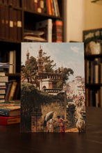 Load image into Gallery viewer, Daak Art Print - Street Scene in Hyderabad by Woldemar Friedrich
